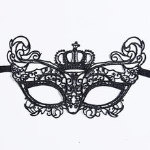 Load image into Gallery viewer, 1PCS Black Women Sexy Lace Eye Mask Party Masks For Masquerade Halloween Venetian Costumes Carnival Mask For Anonymous Mardi