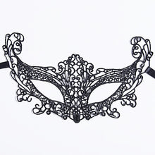 Load image into Gallery viewer, 1PCS Black Women Sexy Lace Eye Mask Party Masks For Masquerade Halloween Venetian Costumes Carnival Mask For Anonymous Mardi